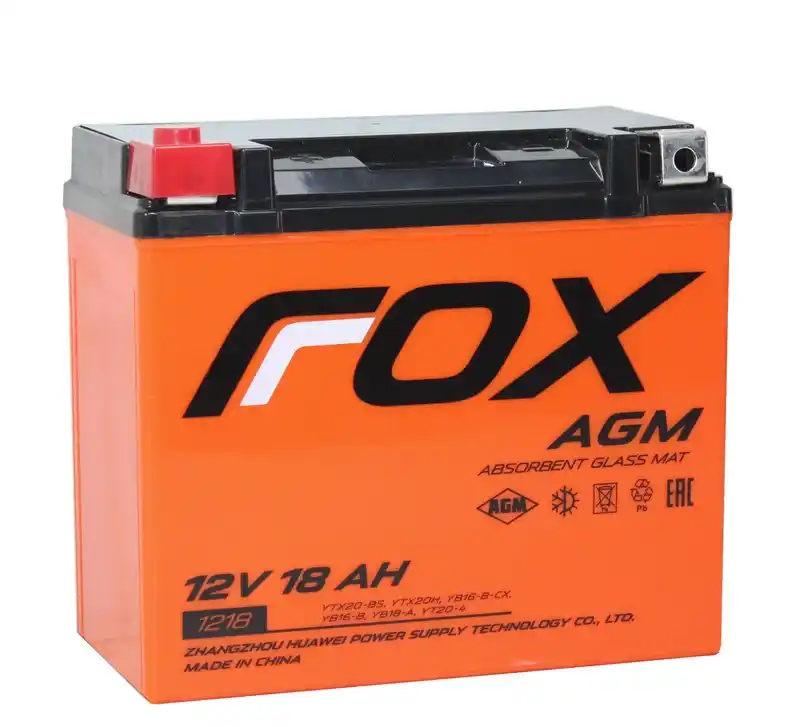 FOX AGM СТ-1218 12V20 А/ч п.п. [д176ш87в154/270А]